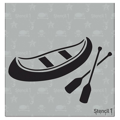 Stencil1 Canoe - Stencil 5.75" x 6"