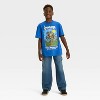Boys' Goosebumps Werewolf Oversized Short Sleeve Graphic T-Shirt - Blue - 4 of 4