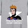 Women's - Disney - You Go Girl, & Don't Come Back Oversized Graphic T-Shirt - 2 of 4