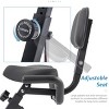 SEVOBAL Home Gyms Folding Exercise Bike with 10-Level Resistance Arm Bands and Backrest for Full Body Workout, Blue, 45.87"*15.35"*8.46" - 4 of 4