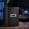 VEVOR Single Door 3.5 cu.ft Safe Box with Key Lock & Password, Safe Lock Box with Fireproof Bag, Key Rack, and 2 Shelves for Money, Documents, Black - 2 of 4
