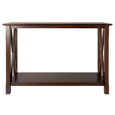 Cappuccino Elegance 45" Wood Composite Console Table with Storage