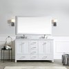 PROOX 60 in. W Marble Vanity Backsplash in White Carrara - 2 of 4