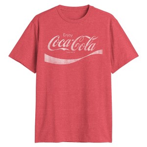 Men's Coca-Cola Short Sleeve T-Shirt - Red XXL - 1 of 3