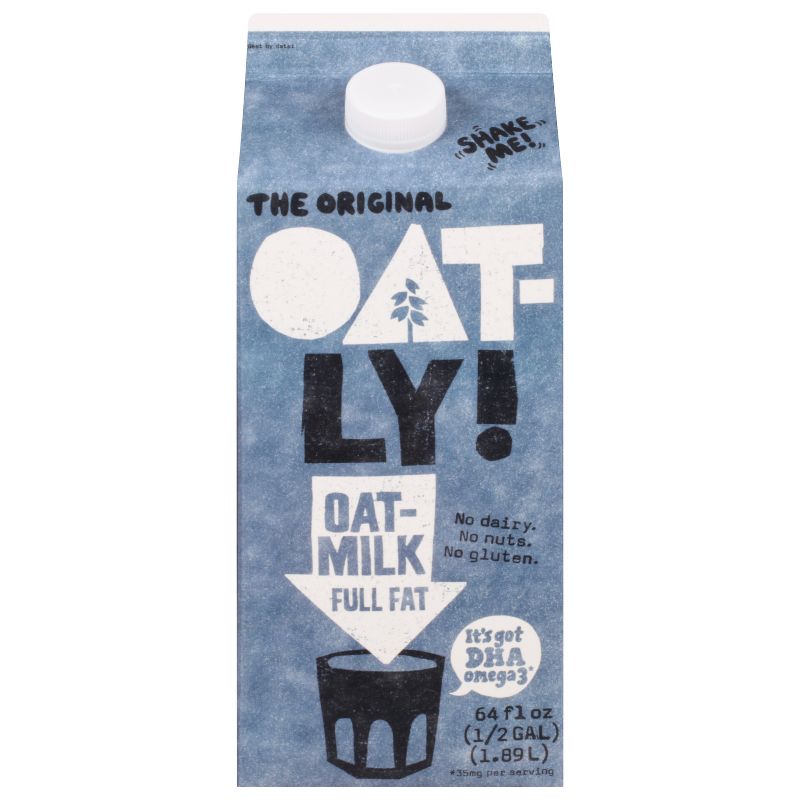 Oatly Full Fat Oatmilk - 0.5gal, 1 of 12