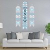 Big Dot of Happiness Winter Wonderland - Hanging Vertical Paper Door Banners - Snowflake Holiday Party & Winter Wedding Wall Kit - Indoor Door Decor - 2 of 4
