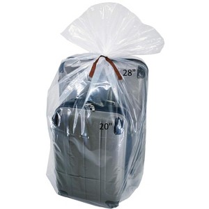 Generic 5 CT Extra Large Clear Plastic Bags Perfect for Luggage Suitcase - 1 of 4