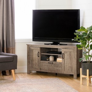 HomeStock Corner TV Stand, for TVs up to 48 inches - 1 of 4