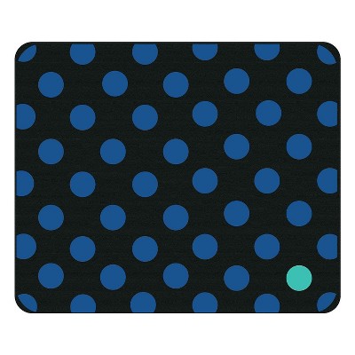 OTM Essentials OTM Classic Prints Black Mouse Pad Dotty Gone Blue 731969582923