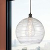 Athens Deco Swirl - 1 Light Pendant In Industrial Style-16.88 Inches Tall and 13.75 Inches Wide - 2 of 2