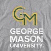 George Mason University Official Distressed Primary Logo Adult Pull-Over Hoodie - 2 of 4