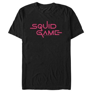 Men's Squid Game Logo Pink T-Shirt - 1 of 4