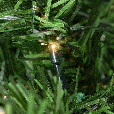 3' Green Pine Artificial Christmas Tree with Warm White LED Lights