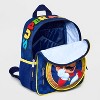 Kids' Super Mario Mini Backpack - Blue: Polyester, 5 Years+, Softside, Woven, Figures Pattern - 3 of 4
