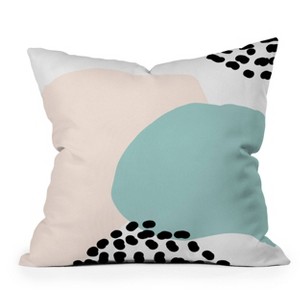 Deny Designs 20"x20" Oversize Aleeya Jones Modern Minimalistic Shapes Square Throw Pillow: Removable Cover, Indoor Use - 1 of 4