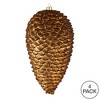Vickerman Matte Glitter Pinecone Christmas Ornament - 3 of 3