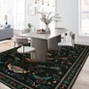Coolmee Area Rugs, Soft Washable Rugs Living Room Rugs for Bedroom Dining Room, Ultra-Thin Modern Rug Stain Resistant Carpet Black - 4 of 4