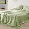 Satin Sheets King - Similar to Silk Sheets, Silky Bedsheet, Luxury & Ultra Soft, Non-Fading & Wrinkle Free, Good for Hair & Skin, Gifts for Women, 4 P - 2 of 4