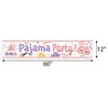 Big Dot of Happiness Pajama Slumber Party - Girls Sleepover Birthday Party Decorations Party Banner - 2 of 4