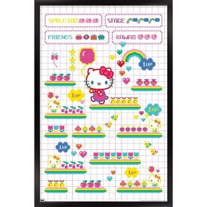 Trends International Hello Kitty - Arcade Framed Wall Poster Prints - 1 of 4