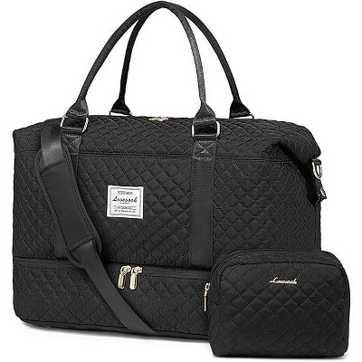 LOVEVOOK Travel Duffle Bag,Weekender Bags for Women with Shoe Compartment