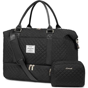 LOVEVOOK Travel Duffle Bag,Weekender Bags for Women with Shoe Compartment - 1 of 3