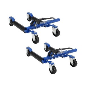 Car Wheel Dolly Jack Set, 1500LBS Capacity Mechanical Wheel Dolly with Steel Twin Rollers, Heavy Duty Rollers with Foot Pedal - 1 of 4