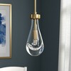 Hudson and Canal 5" Wide Pendant with Glass Shade - 2 of 4