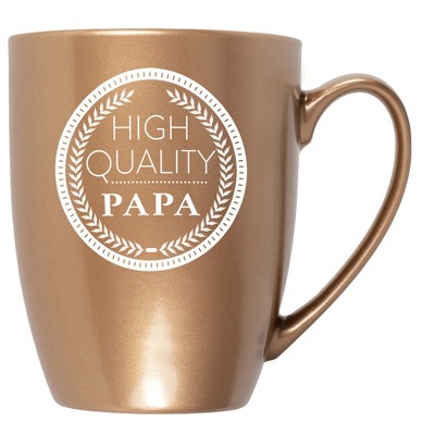 Elanze Designs Top Choice Papa Bronze 10 ounce New Bone China Coffee Cup Mug