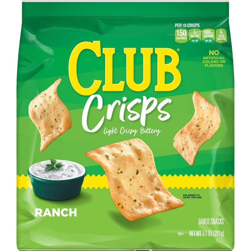 Club Crisps Ranch - 7.1oz, 1 of 8