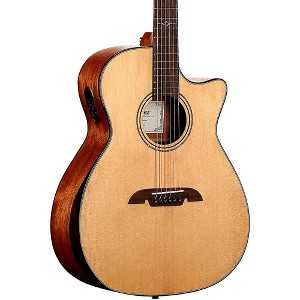 Alvarez AG60CE Grand Auditorium Acoustic-Electric Guitar Natural - 1 of 4