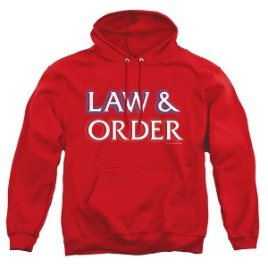 Law And Order Logo Adult Pull-Over Hoodie - 1 of 4