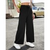 Coolmee Womens Wide Leg Sweatpants High Waisted Baggy Lounge Pants Drawstring Athletic Joggers with Pockets - 2 of 4