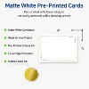 Avery Printable Rectangle Postcards, Gold Dots with Green Florals, 4" x 6", Matte White Rectangle Postcards, Laser/Inkjet, 20ct, Great for Postcards - 2 of 4