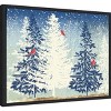 Amanti Art Snow Christmas by PI Studio Framed Canvas Wall Art - 3 of 4