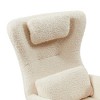 CAVINAS Upholstered Accent Chair,Modern Rocking Chairs with High Backrest and Comfortable Seating for Bedroom,Reading Room - 4 of 4