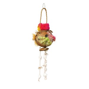 Prevue Pet Products Coconut Fun Playfuls Forage & Engage Bird Toy 62509. - 1 of 2