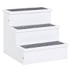 LAOTIES 3 Step Wooden Pet Stairs with Non Slip Carpet Treads,Dog Ramp for Small Dogs and Cats,Indoor Pet Steps - 4 of 4