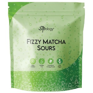Sipology Fizzy Matcha Sours Blueberry 15 Stick Pack, Sparkling Beverage Mix - 1 of 4