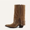 Buck & Brana Women's Fine Leather Western Boots Arianna 2 - 3 of 4