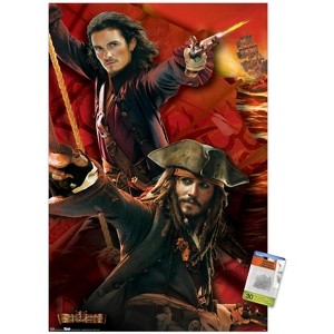 Trends International Disney Pirates of the Caribbean: At World's End - Duo Unframed Wall Poster Prints - 1 of 4