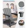 2-Pack HDPE Adirondack Chairs - Weather Resistant Outdoor Chairs for Patio/Lawn (380lbs Capacity, No Assembly Required) - 4 of 4