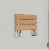 ALFI ABS16S-PC Polished Chrome 16Inch Folding Teak Wood Shower Seat Bench - 2 of 4