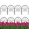 Garden Fence Panels, 26x20 in Black Rustproof Wire Fence - 4 of 4