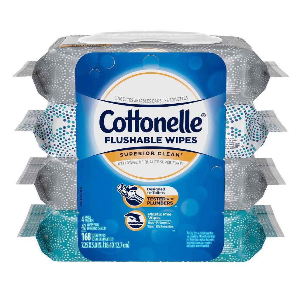 UPC 036000103588 product image for Cottonelle FreshCare Flushable Cleansing Cloths Refill - 168 Cloths | upcitemdb.com