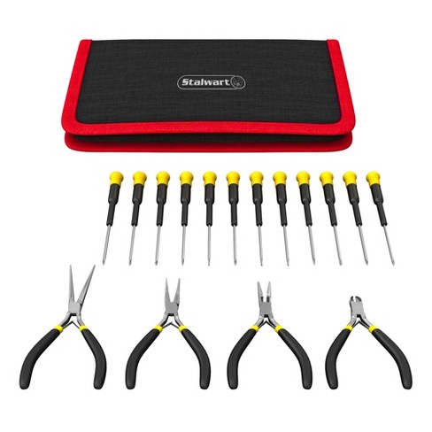 Fleming Supply 16 Piece Precision Jewelers Tool Set with C