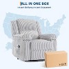 Power Lift Recliner Chair,Heat and Massage,Electric Lift Plush Recliner with Soft Padded Seat - 2 of 4