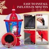 7.3FT Christmas Inflatable Decoration, Inflatable Lighthouse with Santa and Penguin, Blow Up Yard Decorations for Holiday Party Front Yard Lawn Garden - 2 of 4