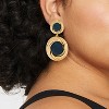 Stone Drop Earrings - A New Day™ - 2 of 3