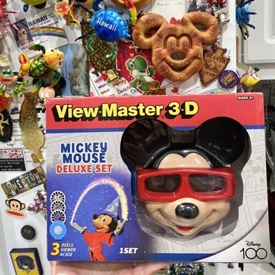  View Master Mickey Mouse Deluxe Set, Disney 100 Edition - STEM,  Retro, Fun Learning Toy for Kids and Adults, Toddlers, Ages 3+ : Toys &  Games